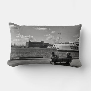 Cool, urban photo of lifestyle in Istanbul Lumbar Cushion