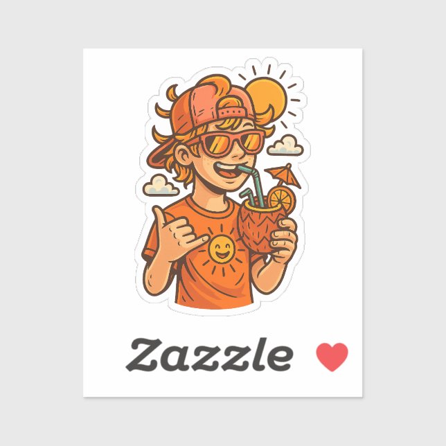 Cool Urban Summer Vibes T-Shirt – Street Art Style (Sheet)