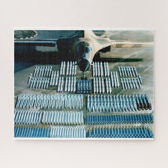 Cool US Air Force B-1 Bomber Jigsaw Puzzle (Horizontal)