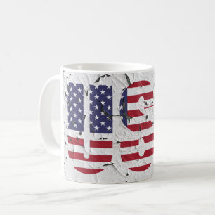 Cool Usa Flag Design Coffee Mug