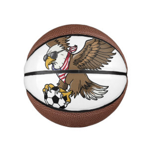 Cool USA Soccer Eagle Sunglasses Vintage Patriotic Mini Basketball