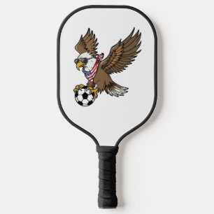 Cool USA Soccer Eagle Sunglasses Vintage Patriotic Pickleball Paddle
