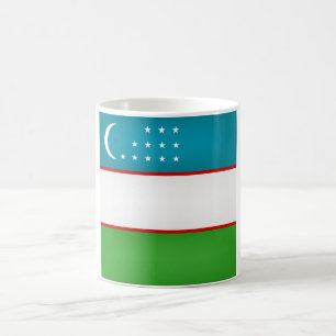 Cool Uzbekistan Flag Coffee Mug