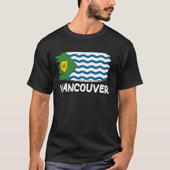 Cool Vancouver Flag T-Shirt (Front)