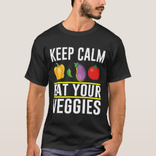 Cool Vegan Vegetarian Tees Keep Calm Eat Your Vegg