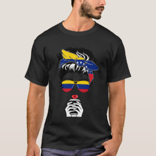 Cool Venezuelan Coffee Mummy Girl Aunt Venezuela F T-Shirt