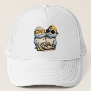 🧢😎 Cool Vibes for You & Your Crew 🐾🧡 Trucker Hat