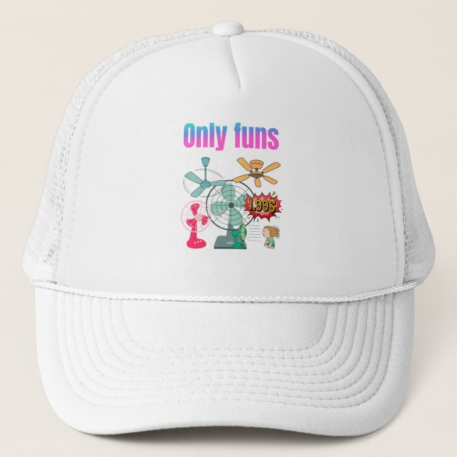 Cool Vibes Only Trucker Hat (Front)