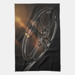 Cool Video Film Production Movie Reel Tea Towel