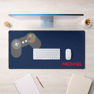 Cool Video Game Controller Kids Personalised Desk Mat