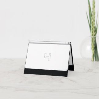 Cool Video Gamer 4th Birthday Party Invitation