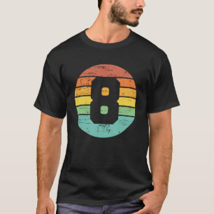 Cool Vintage 8 Billiard Pool Artwork Billiard Play T-Shirt