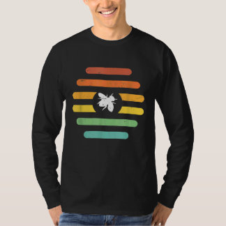 Cool Vintage Bee Artwork Beekeeper Bee T-Shirt