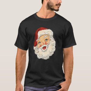 Cool Vintage Christmas Santa Team Santa Christmas T-Shirt