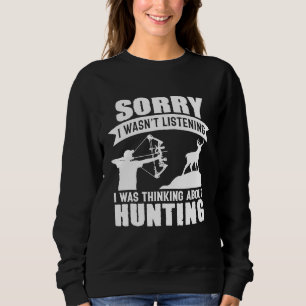 Cool Vintage Elk Deer Bow Hunting Archery Sweatshirt