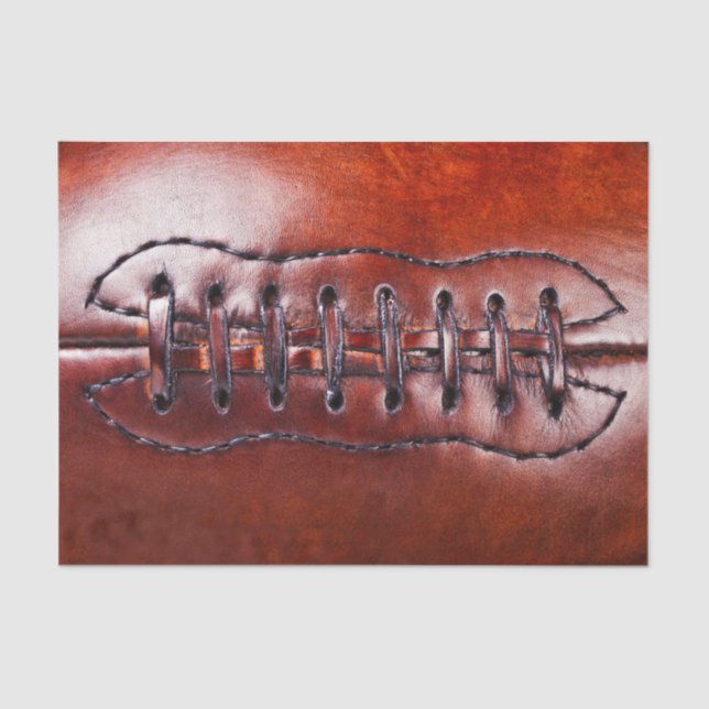 Cool Vintage Football Tissue Paper Gift Wrapping (Front)