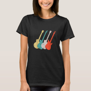 Cool Vintage Guitar For Men Women Guitarist Guitar T-Shirt