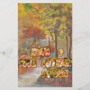 Cool vintage Hakuna Matata Have a cool Autum Seaso Stationery