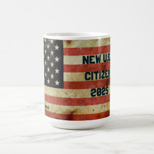 Cool Vintage New U.S. Citizen Coffee Mug 2025