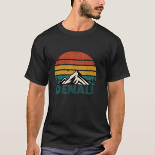 Cool Vintage Retro Denali Alaska National Park Des T-Shirt