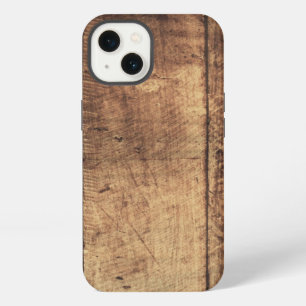 cool vintage scratched wood texture iPhone case