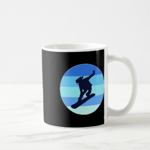 Cool Vintage Snowboarder Backcountry Snowboarding Coffee Mug