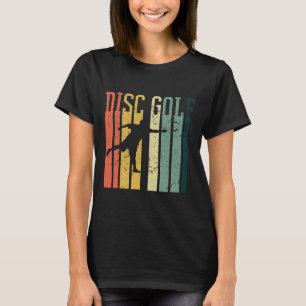 Cool Vintage Style Disc Golf Design Designs Retro T-Shirt