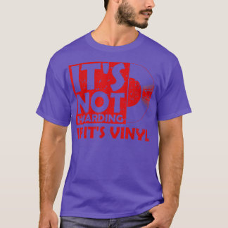 Cool Vinyl Record For Men Women Spindle Music Reco T-Shirt