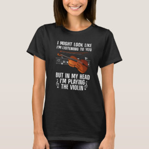Cool Violin For Men Women Violinist Player Viola C T-Shirt