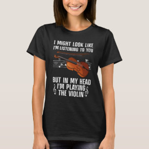 Cool Violin For Men Women Violinist Player Viola C T-Shirt