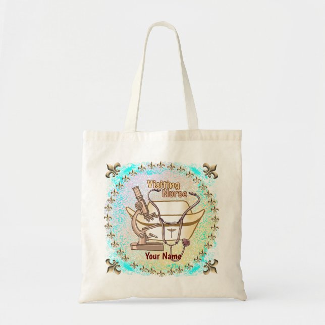 Cool Visiting Nurse   tote bag  (Front)