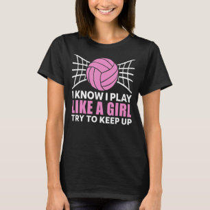 Cool Volleyball For Women Girls Ladies Setter Libe T-Shirt
