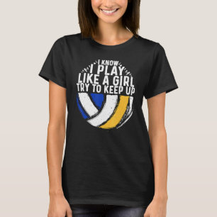 Cool Volleyball For Women Girls Youth Volleyball T T-Shirt