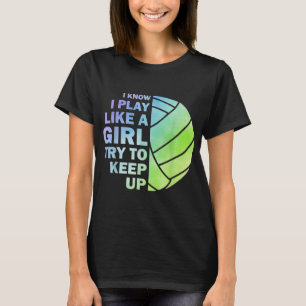 Cool Volleyball For Women Girls Youth Volleyball T T-Shirt