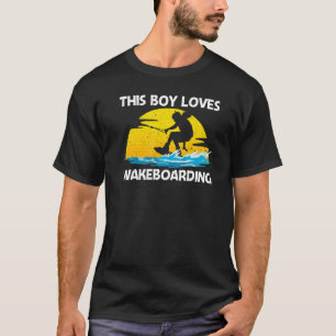 Cool Wakeboarding For Boys Men Wakeboard Wakeboard T-Shirt