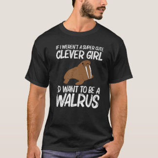Cool Walrus For Girls Kids North Pole Pacific Arct T-Shirt