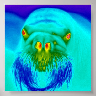 cool walrus poster