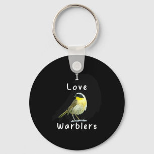 Cool Warbler _ Bird Watchers Key Ring