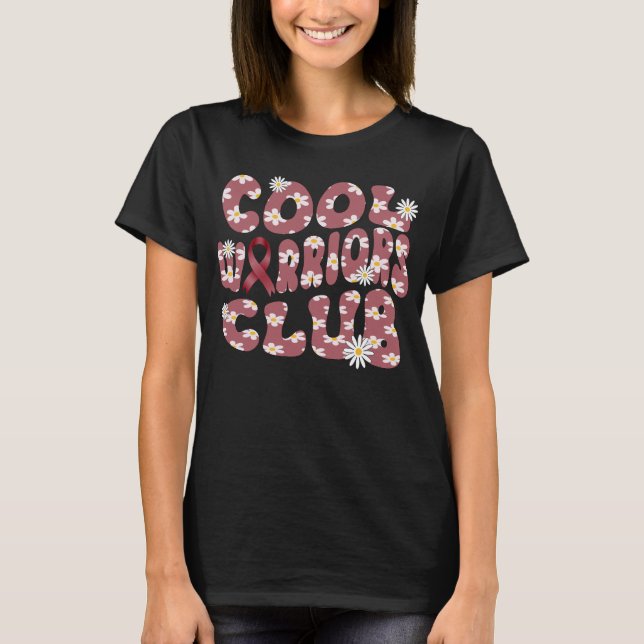 cool warrior club multiple myeloma awareness T-Shirt (Front)