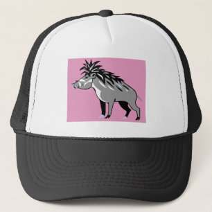 Cool Warty PIG - Conservation - Ecology - Warthog Trucker Hat