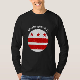 Cool Washington Dc Flag Design For All Ages T-Shirt
