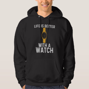 Cool Watch Collector Art For Men Women Collecting  Hoodie