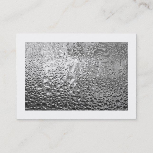 Cool Water (bordered) Business Card (Front)