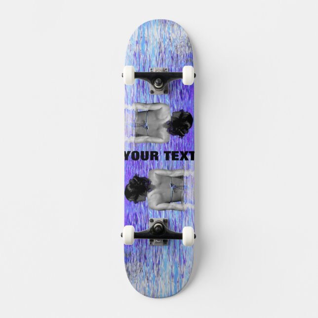 ~Cool Water~ SKATE DECK, CUSTOMIZE IT! Skateboard (Front)