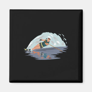 Cool Water Skiing Water Sports Ocean Adventure Ski Magnet