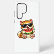 Cool Watermelon Cat
