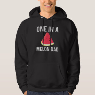 Cool Watermelon For Dad Father Red Melon Fruit Bev Hoodie