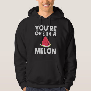Cool Watermelon For Men Women Red Melon Fruit Beve Hoodie
