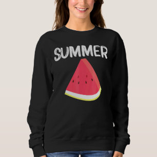 Cool Watermelon For Men Women Red Melon Fruit Beve Sweatshirt