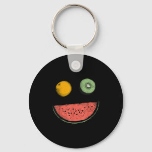 Cool Watermelon Lemon Kiwi Veggie Plant Diet World Key Ring